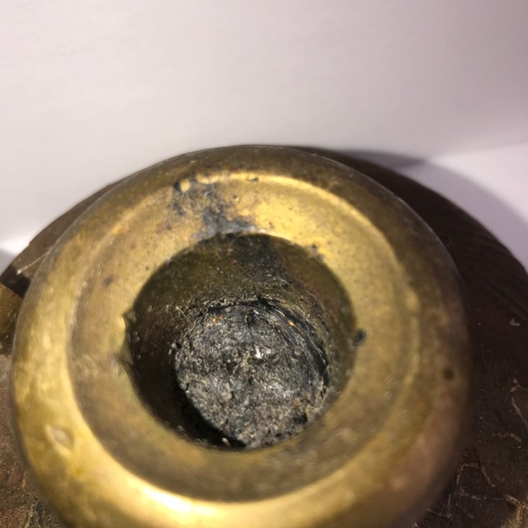 Vintage Solid Brass Candle Holders. - Picture 9 of 13